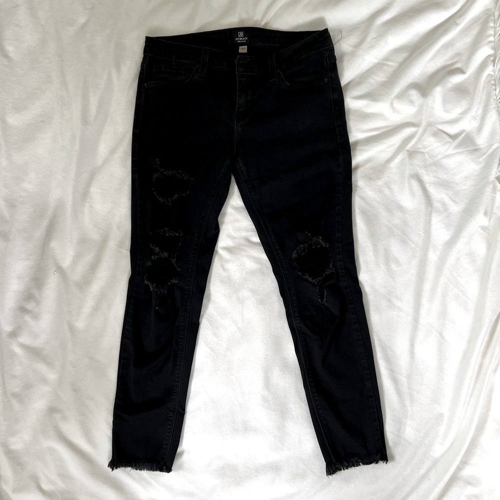 Just Black cropped jeans